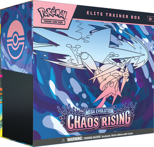 POKEMON TCG MEGA EVOLUTION - CHAOS RISING - ELITE TRAINER BOX ESPAÑOL