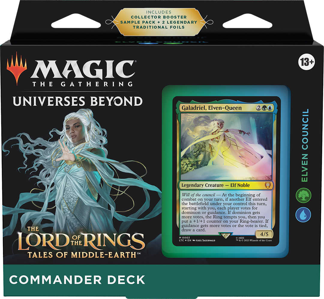 The Lord of The Rings: Galadriel commander deck MAGIC THE GATHERING